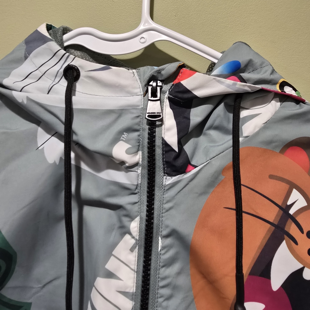 Members Only Multicolor Looney Tunes Windbreaker Jacket Size Medium - Picture 7 of 10